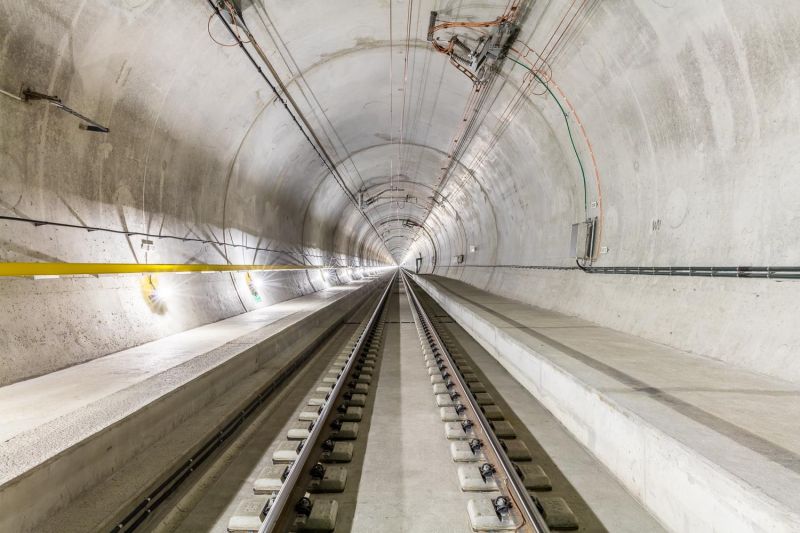  Gotthard-Ceneri Base tunnel, Switzerland