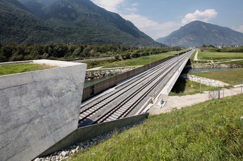 Froda-bridge, Gotthard-Ceneri Base tunnel, Giustizia, Switzerland