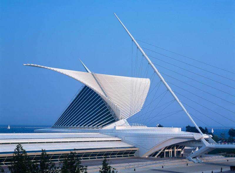 Milwaukee Art Museum, Santiago Calatrava, Milwaukee, USA