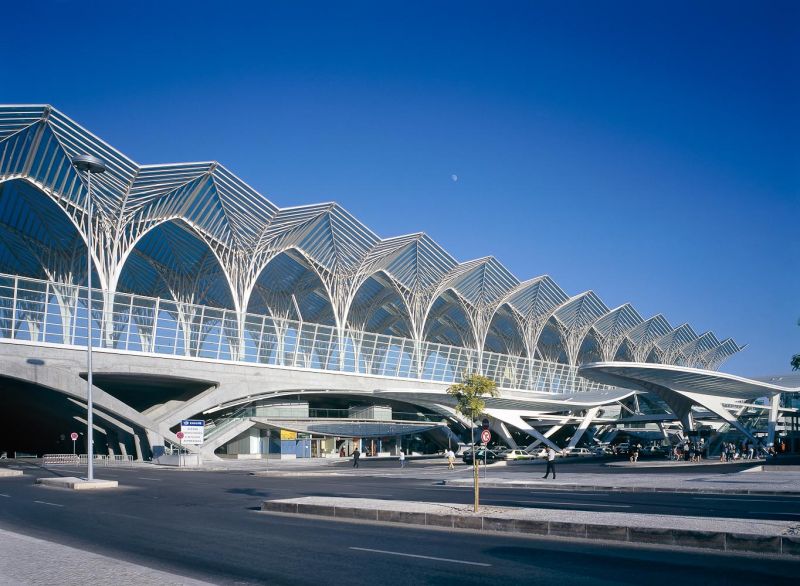 Oriente station, Santiago Calatrava, Lisbon, Portugal