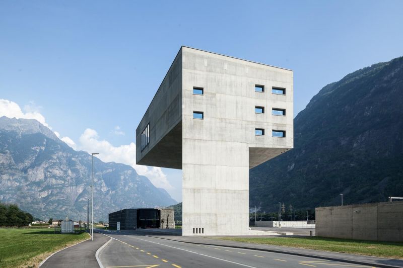 Operating center, Gotthard-Ceneri Base tunnel, Pollegio, Switzerland, Bruno Fioretti Marquez Architects