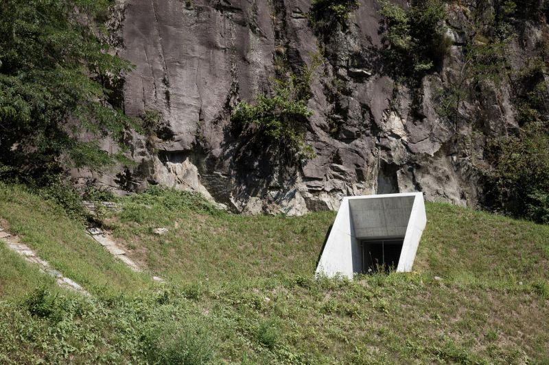 Evacuation exit, Gotthard-Ceneri Base tunnel, Faido, Switzerland