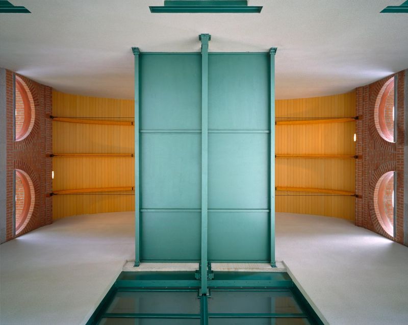 Contemporary art museum, Aldo Rossi, Lac de Vassivere, France