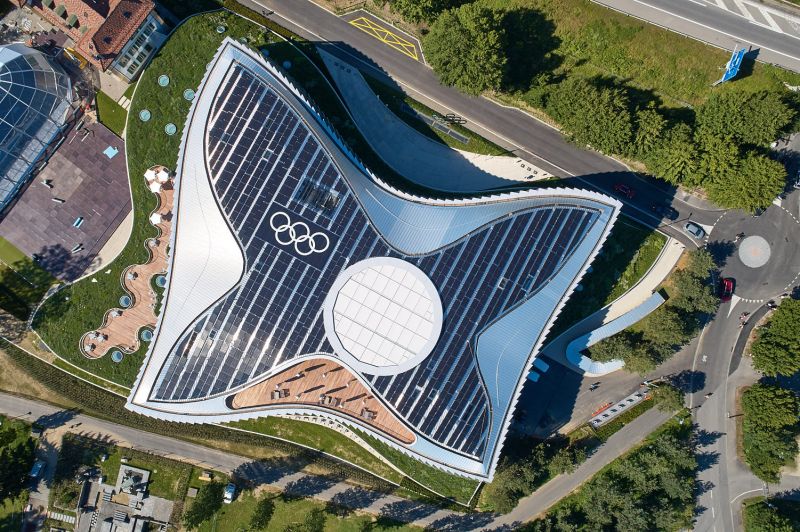 IOC International Olympic Committee, Headquarters, Internationales Olympisches Komitee, Lausanne, Switzerland, Schweiz, CH, 3XN Architects & Itten Brechbuehl