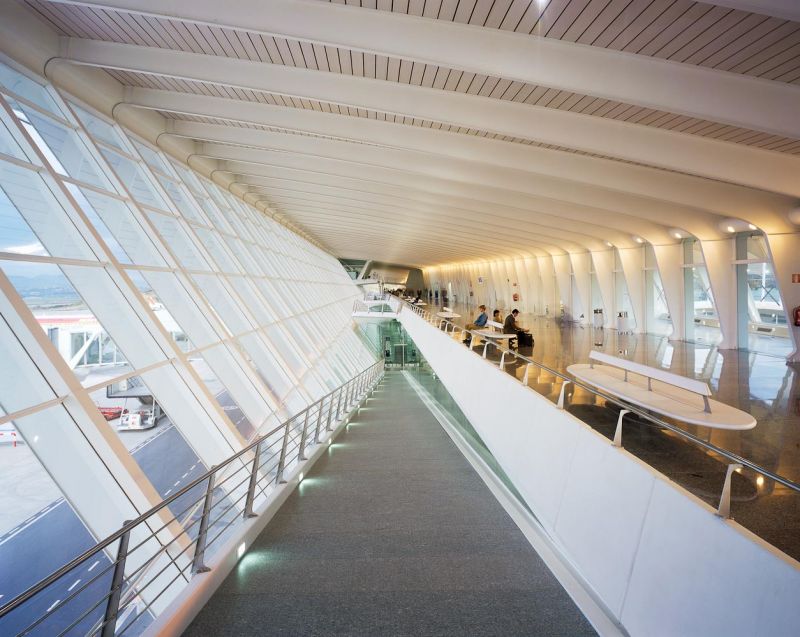 New Sondica Airport, Santiago Calatrava, Bilbao, Spain