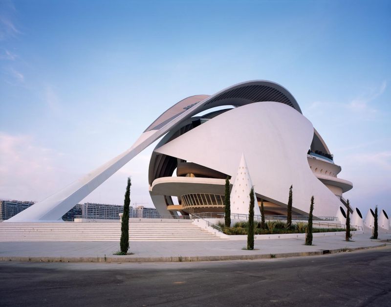 Palau de les Arts Reina Sofia, Santiago Calatrava, Valencia, Spain