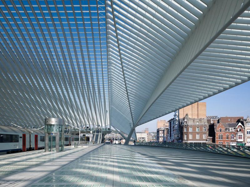 TGV Station Liege Guillemins, Santiago Calatrava, Liege, Belgium