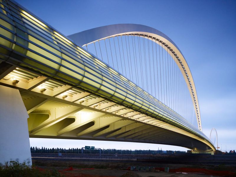 Three Reggio Emilia Bridges, Santiago Calatrava, Reggio Emilia, Italy