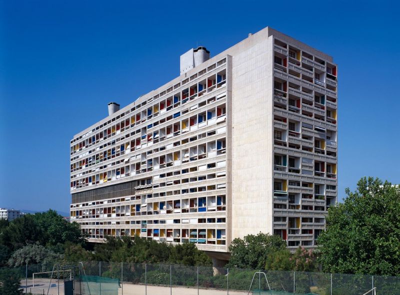  Unite de habitation, Le Corbusier, Marseilles, France