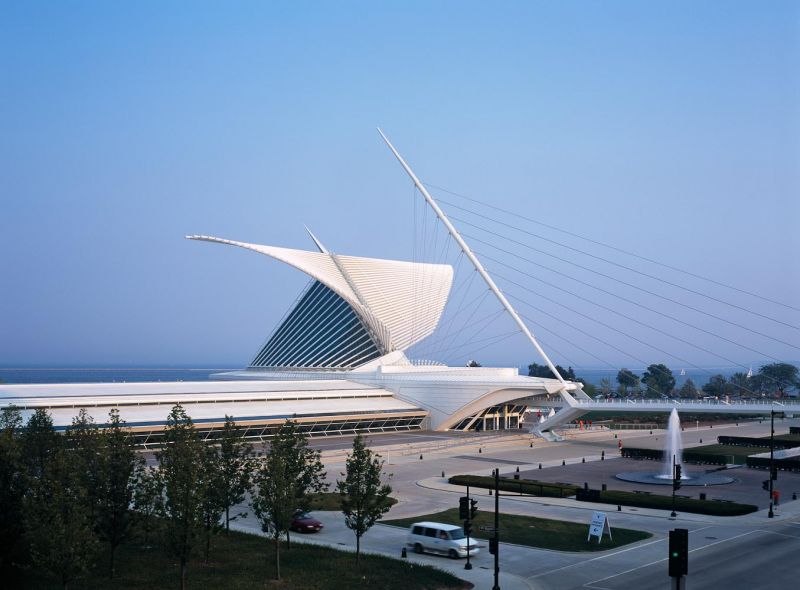 Milwaukee Art Museum, Santiago Calatrava, Milwaukee, USA
