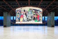 Stella & Calatrava, The Michael Koolhaas Curtain, Exhibition at the Neue Nationalgalerie, Berlin, Germany